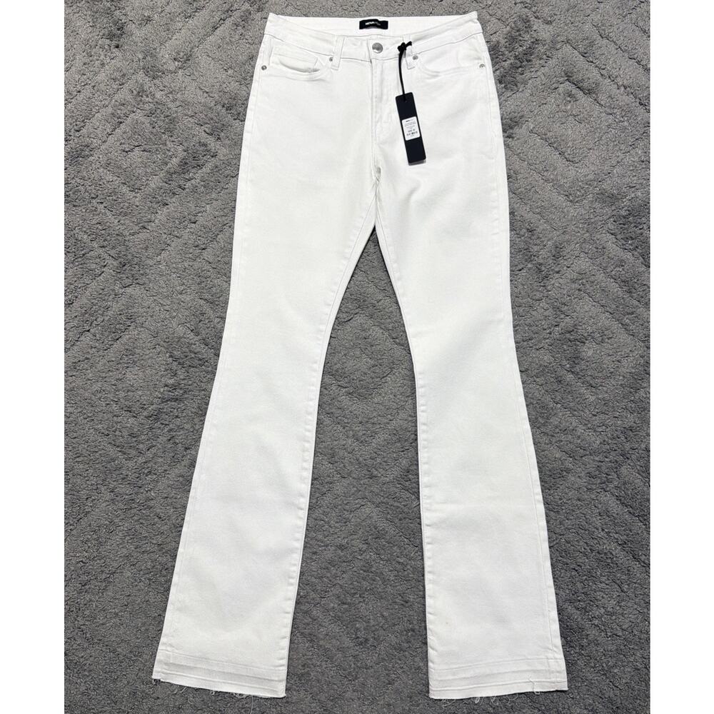 Nova Men Cornell Syacked Skinny Flare Denim Jeans White Size 30 NWT